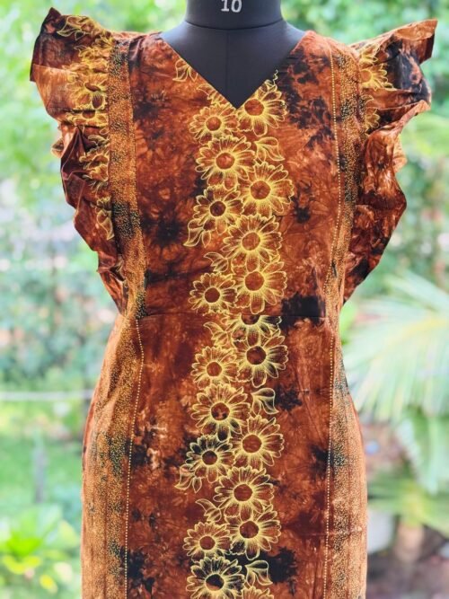 Ruffle Sleeve Feeding Frocks