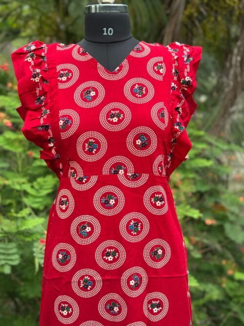 Ruffle Sleeve Feeding Frock