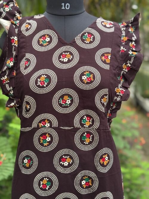 Ruffle Sleeve Feeding Frock