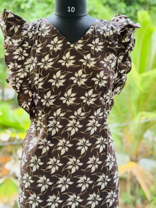 Rufflesleeve feedingfrock
