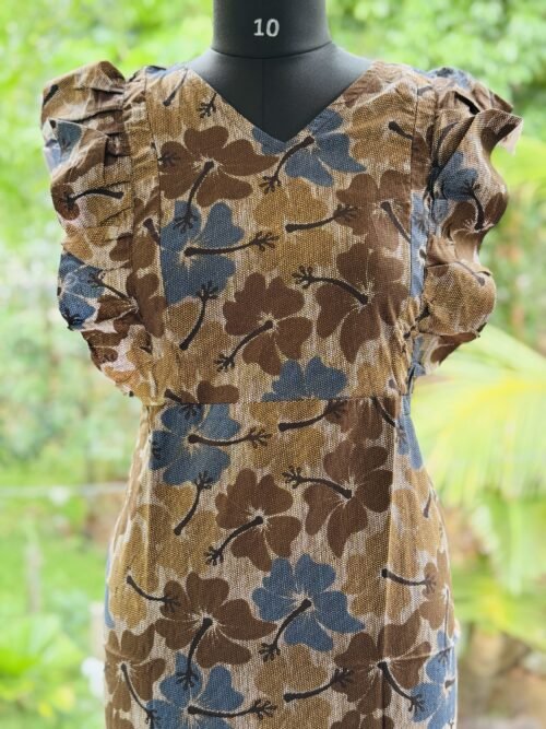 Rufflesleeve feedingfrock