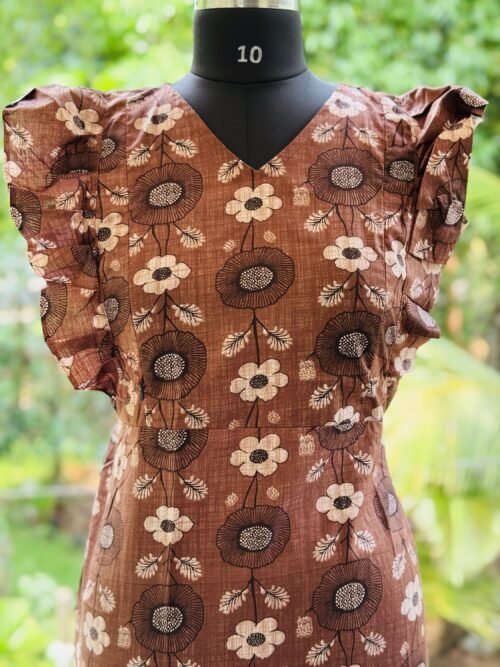 Rufflesleeve feedingfrock