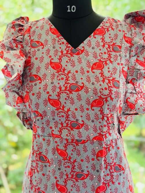 Rufflesleeve feedingfrock