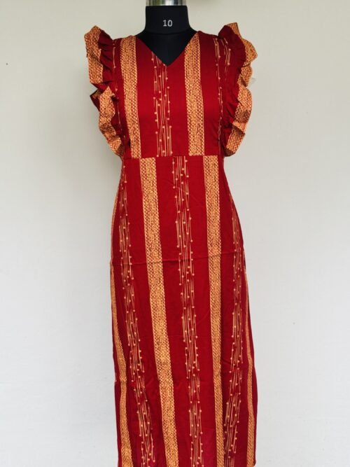 Rufflesleeve feedingfrock