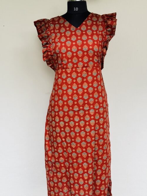 Rufflesleeve feedingfrock