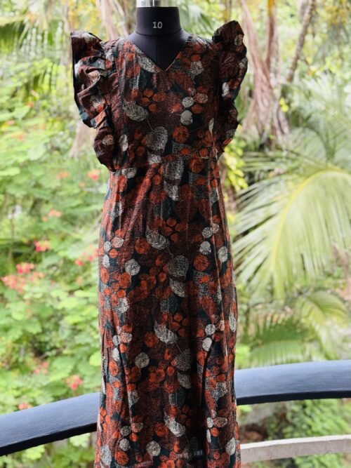 Rufflesleeve feedingfrock