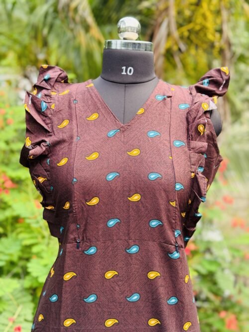 Rufflesleeve feedingfrock