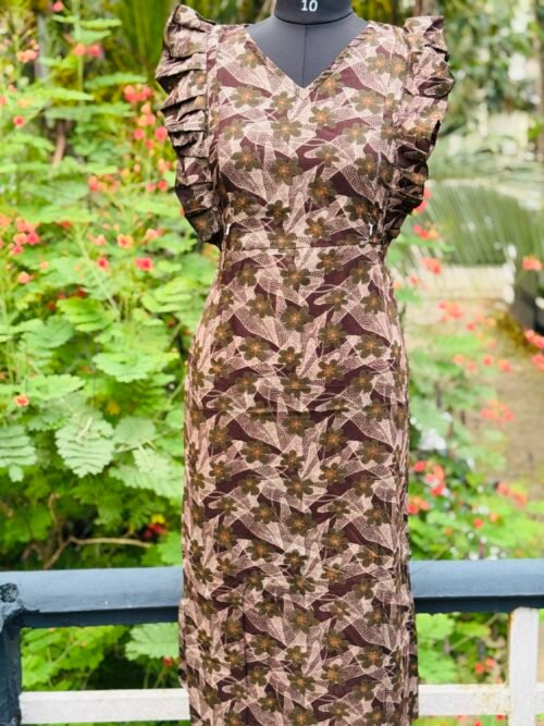 Rufflesleeve feedingfrock