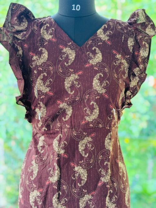 Rufflesleeve feedingfrock