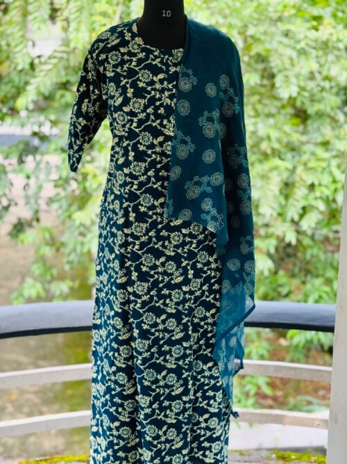 Nightywith dupatta