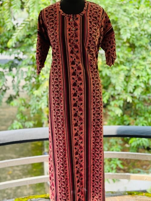 3/4th sleeve nighty