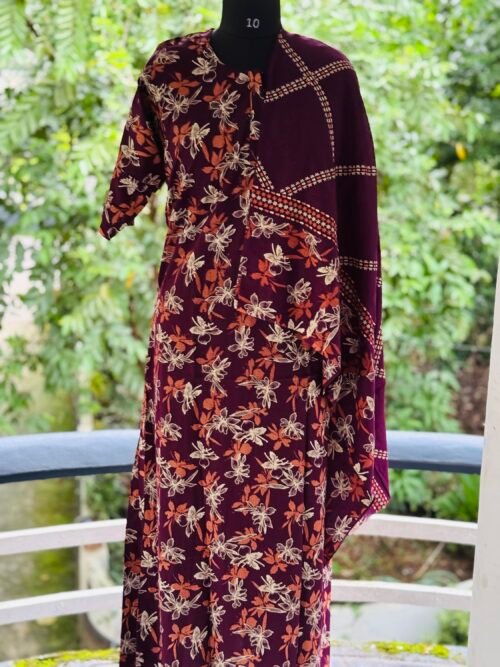 Nighty with dupatta