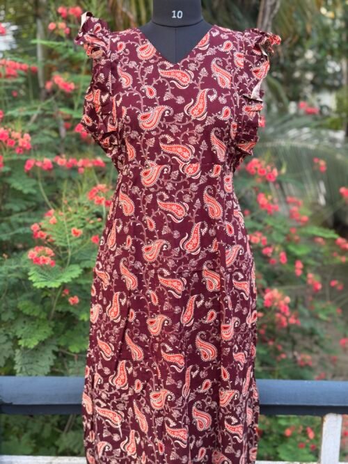 Rufflesleevefeedingfrock