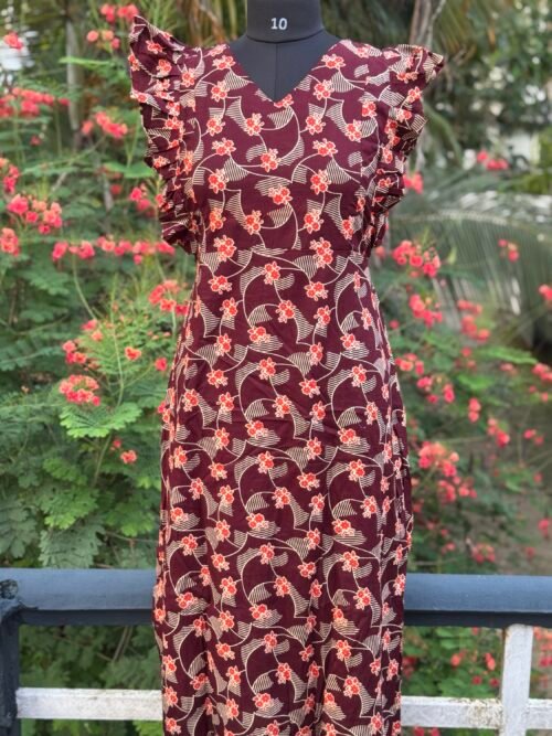 Rufflesleevefeedingfrock