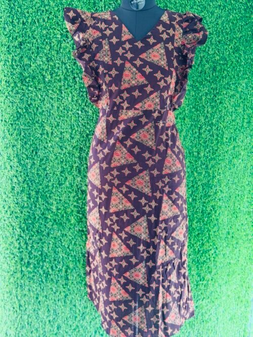 Rufflesleeve feedingfrock