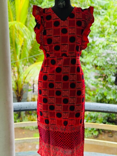 Rufflesleeve feedingfrock
