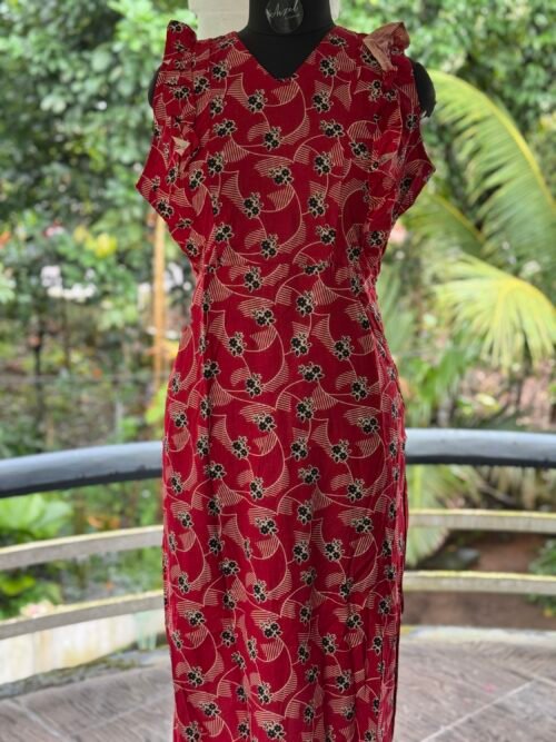Rufflesleeve feedingfrock