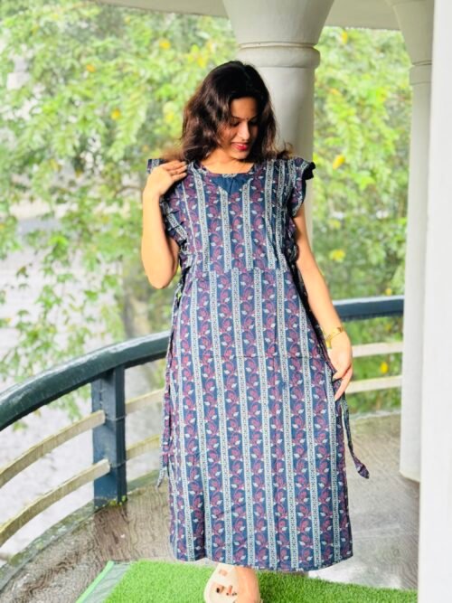 Rufflesleeve feedingfrock