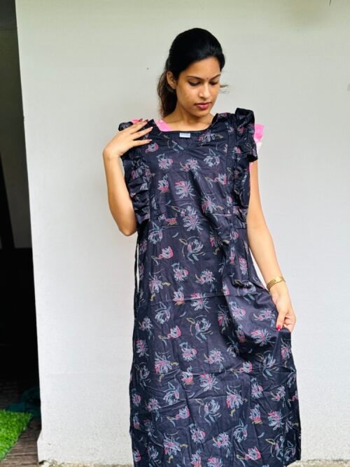 Rufflesleeve feedingfrock