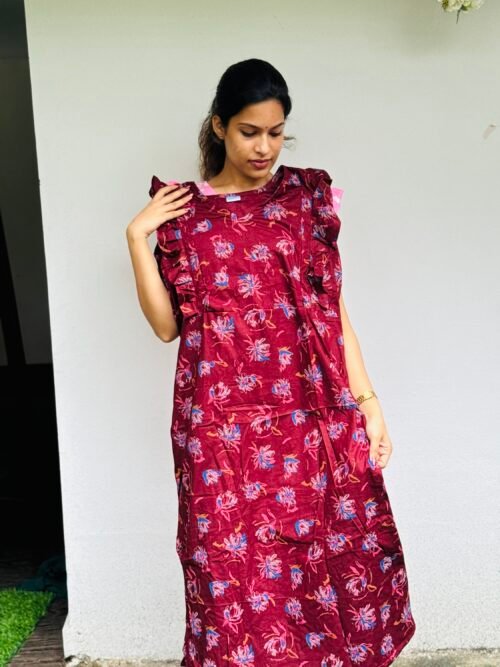 Rufflesleeve feedingfrock