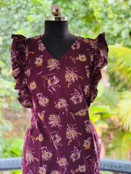 Rufflesleeve feedingfrock