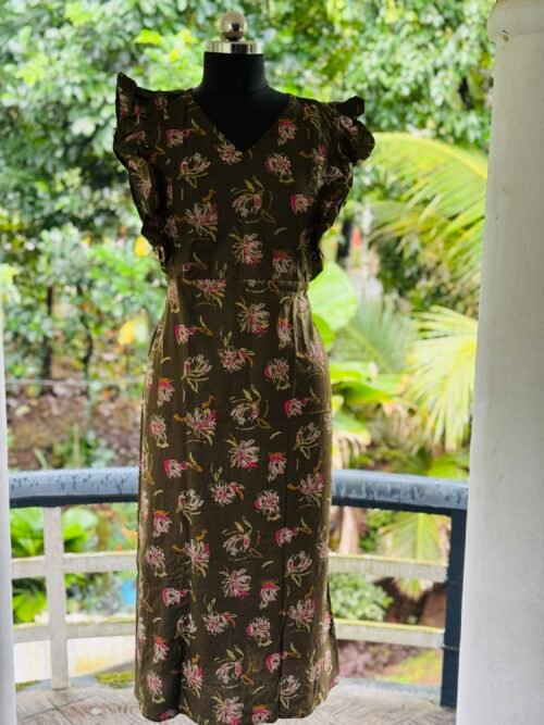 Rufflesleeve feedingfrock