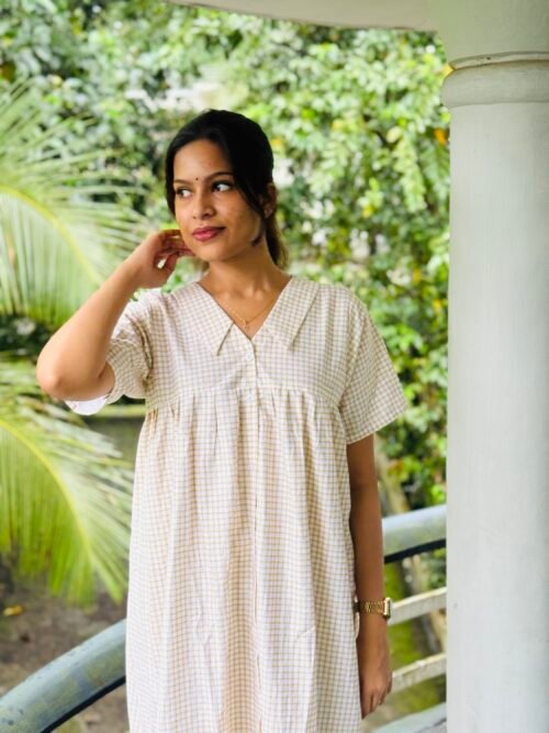 Peterpan collar shirtdress