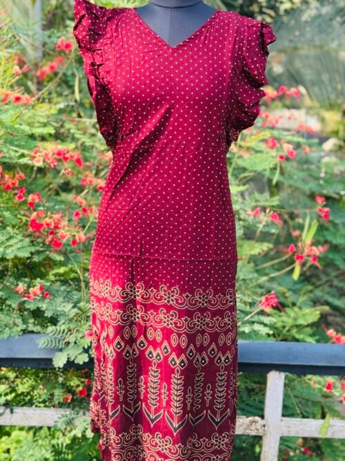 Rufflesleeve feedingfrock