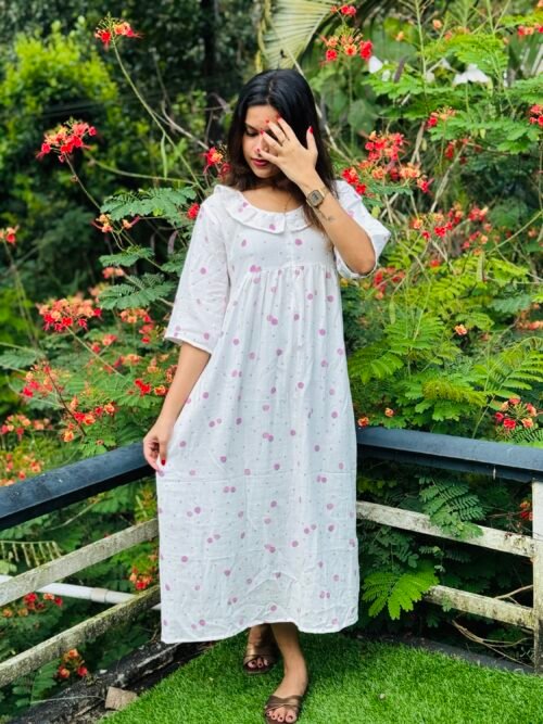 Peterpan collar frock