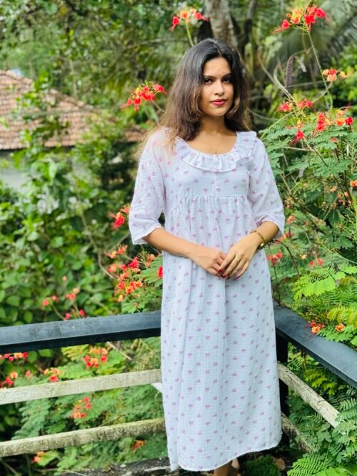 Peterpan collar frock