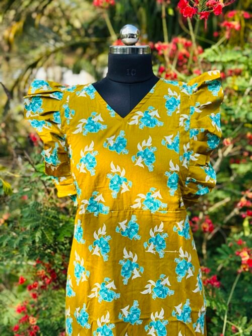 Rufflesleevefeedingfrock