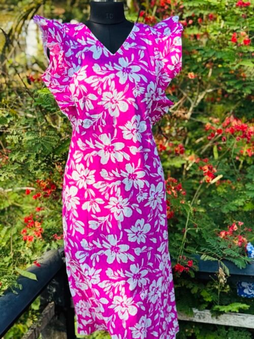 Rufflesleeve feedingfrock