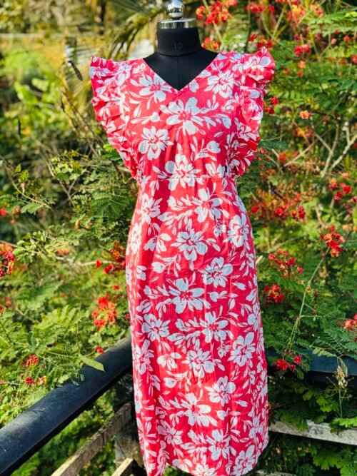 Rufflesleeve feedingfrock