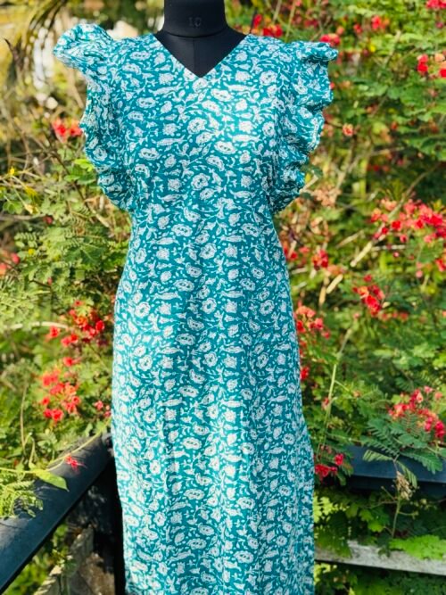 Rufflesleeve feedingfrock