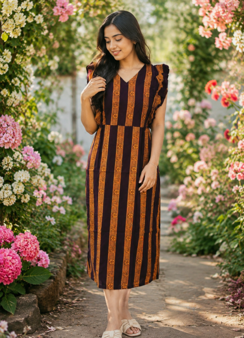 Rufflesleevefeedingfrock