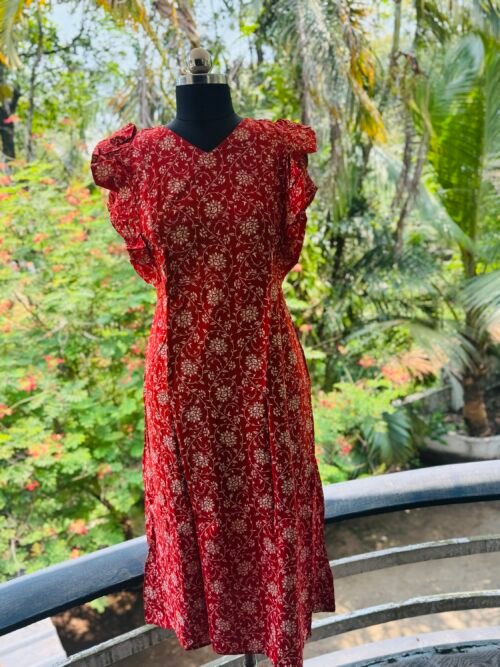 Rufflesleeve feedingfrock