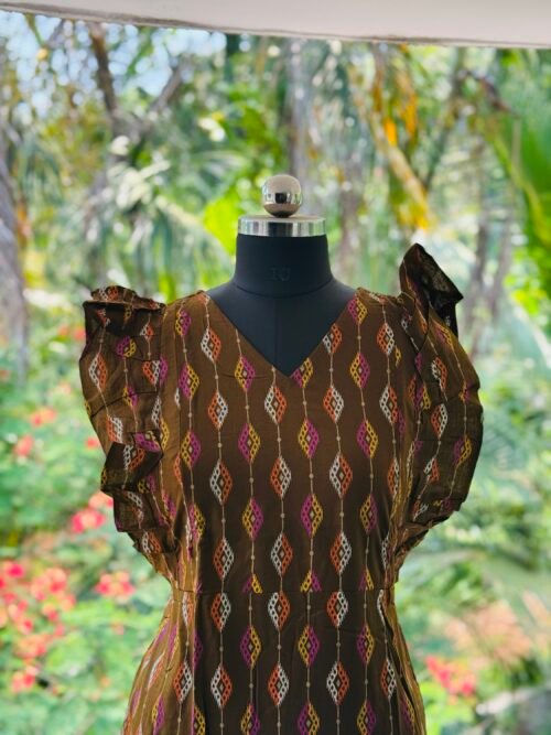 Rufflesleeve feedingfrock