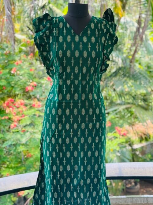 Rufflesleevefeedingfrock
