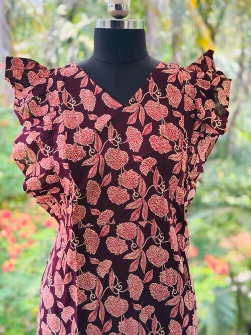 Rufflesleeve feedingfrock