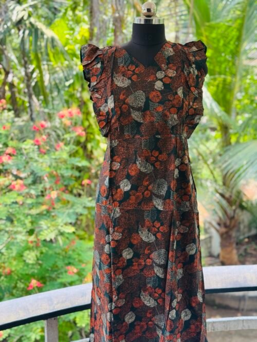 Rufflesleeve feedingfrock