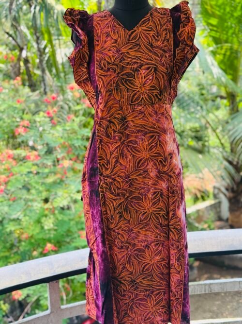 Rufflesleeve feedingfrock