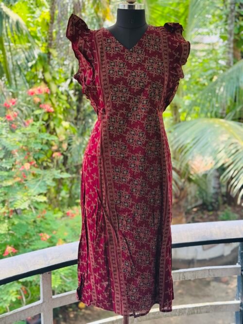 Rufflesleevefeedingfrock