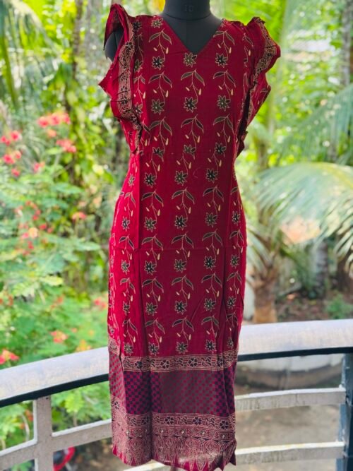 Rufflesleevefeedingfrock