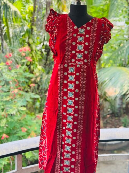 Rufflesleeve feefingfrock