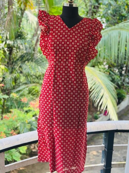 Rufflesleeve feedingfrock