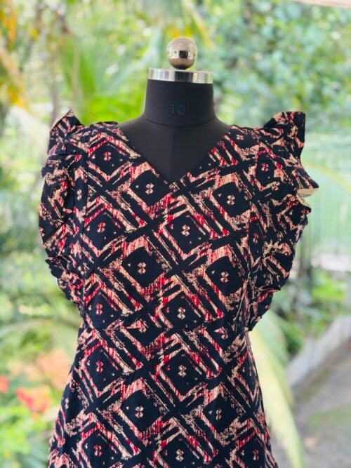 Rufflesleeve feedingfrock