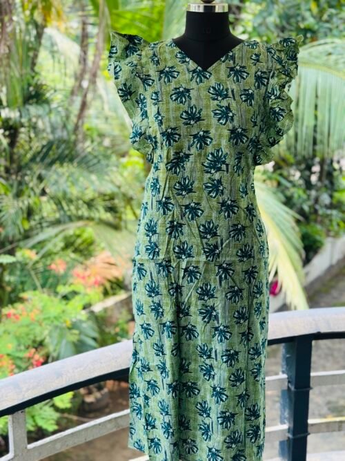 Rufflesleeve feedingfrock