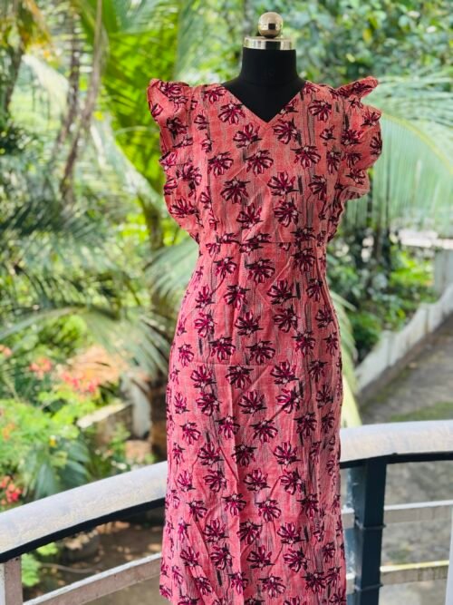 Rufflesleeve feedingfrock