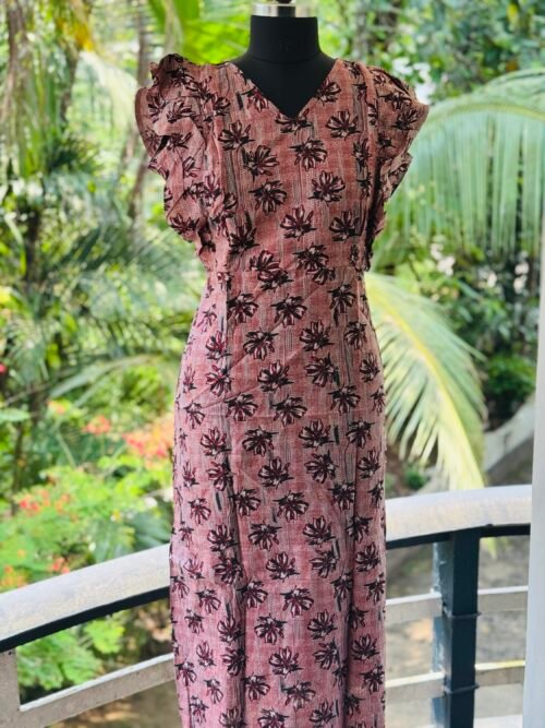 Rufflesleeve feedingfrock