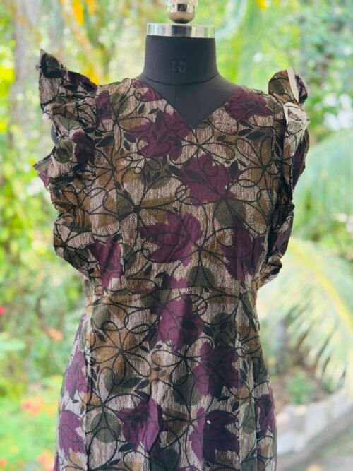Rufflesleeve feedingfrock